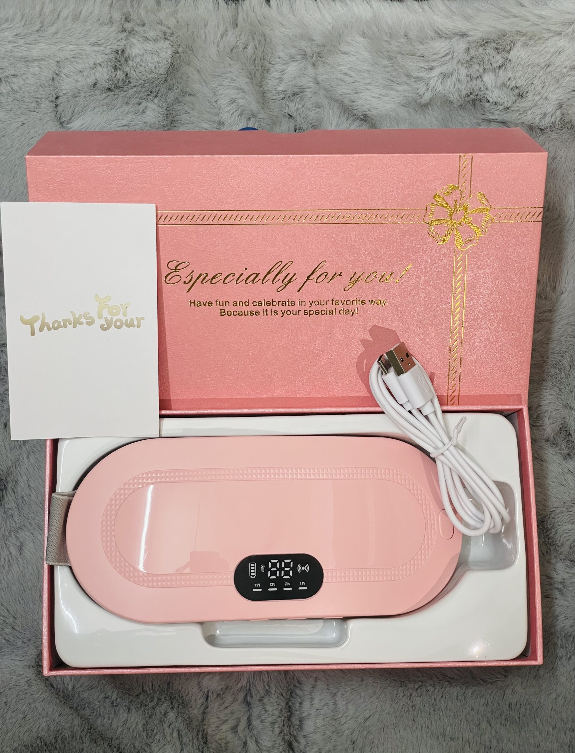 ইলেকট্রিক হিটিং প্যাড | রিচার্জেবল হিটিং বেল্ট | শরীরের ব্যথা কমানোর হিট প্যাড Free Size