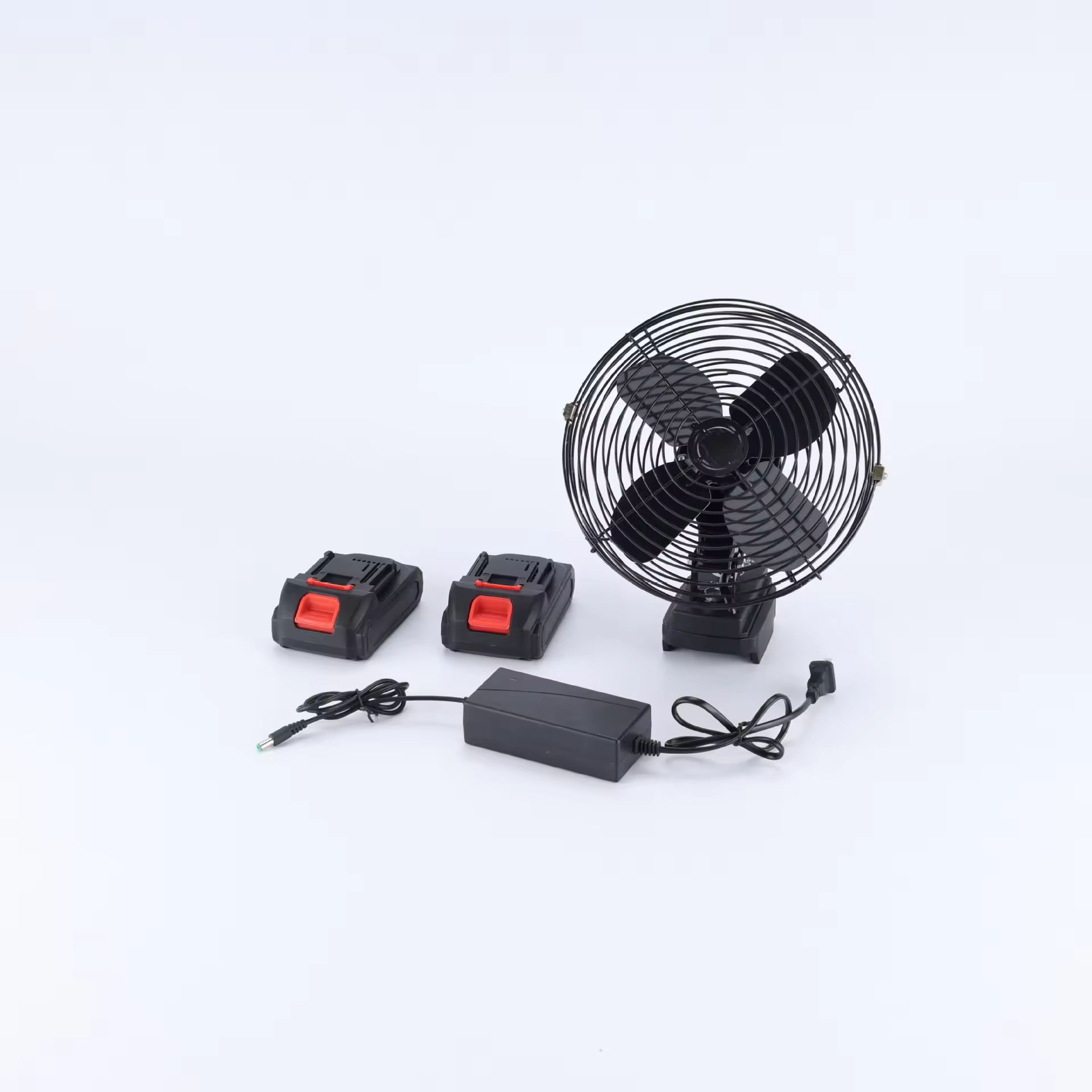 270° Wide-Angle Rechargeable Portable Fan With Dual Battery
